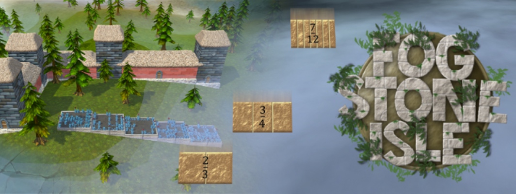 Illustration of the online virtual world Fog Stone Isle