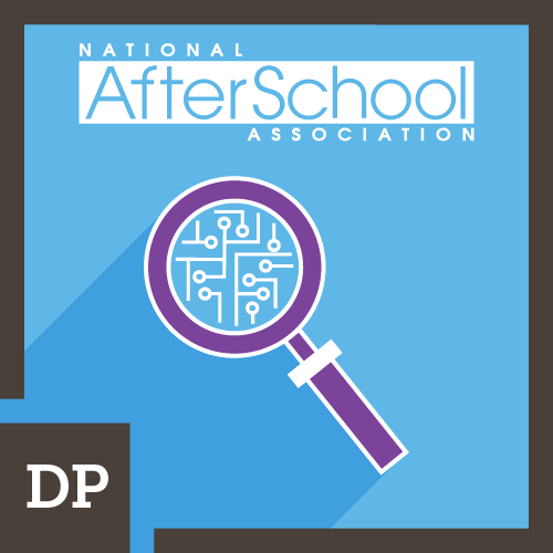 Illustration of The National AfterSchool Association Engaging Youth in Active STEM Learning micro-credential
