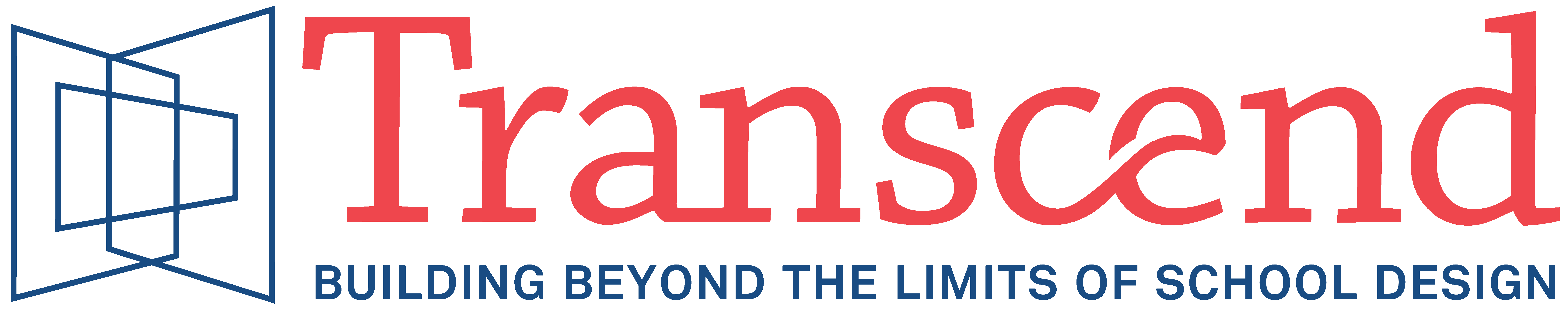 Transcend_Logo with tagline_Blue and red - Digital Promise