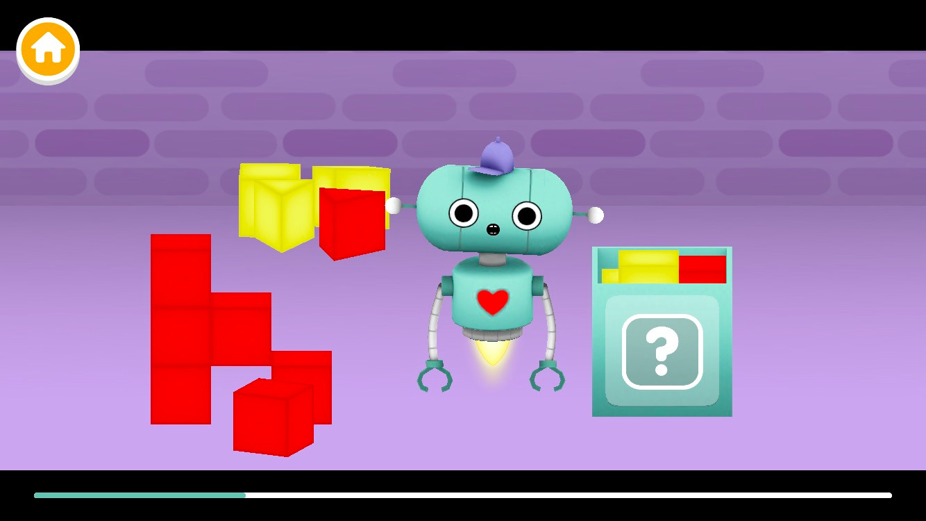Screenshot of the “Better Building” game in the new STEM-tastic Adventure app