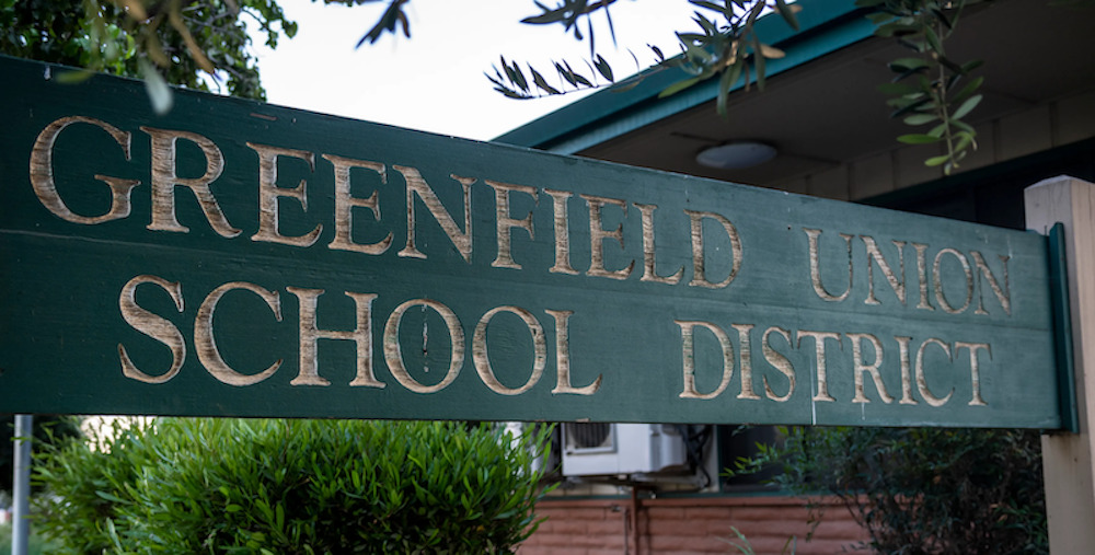 Greenfield Union SD sign