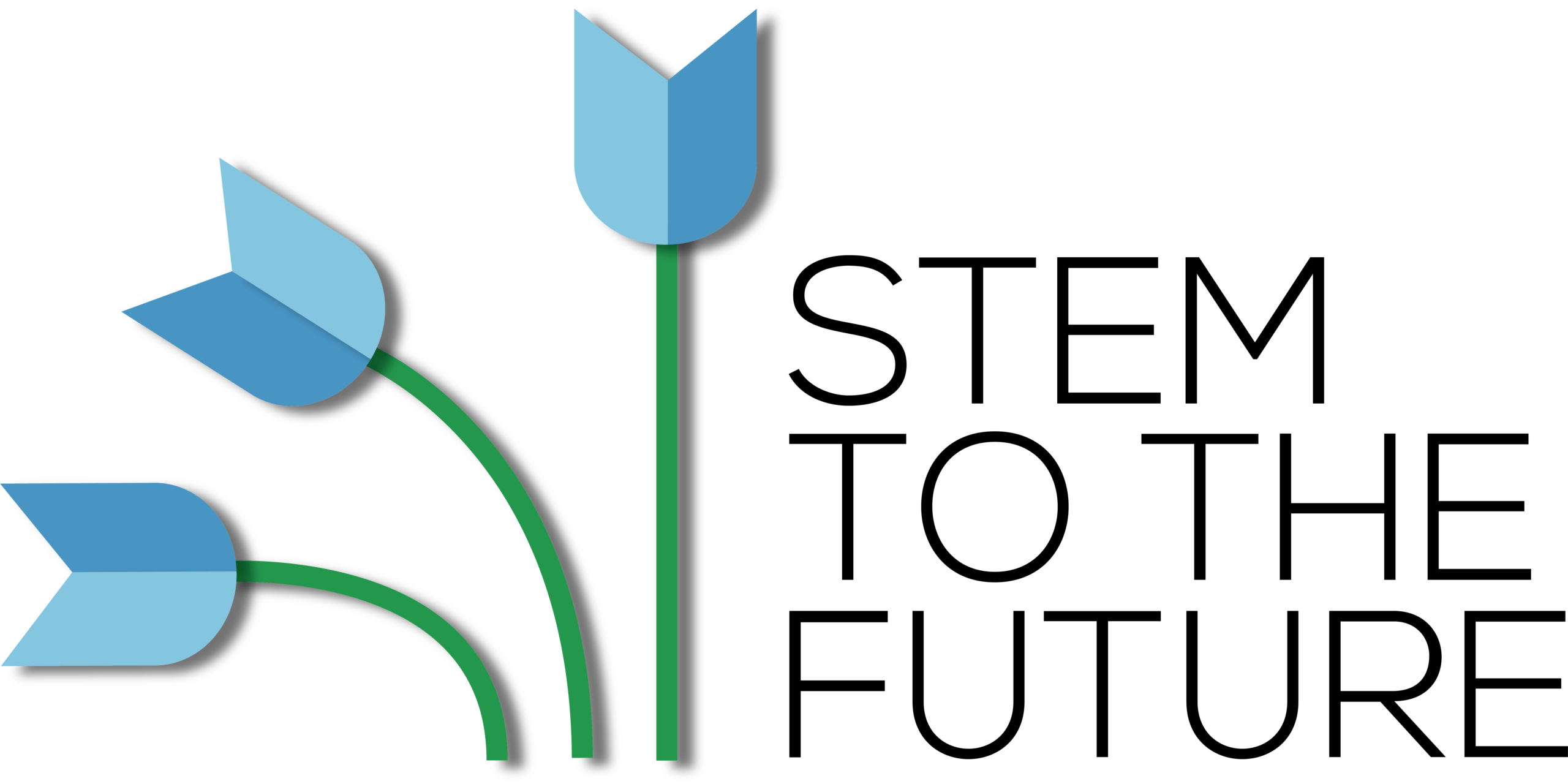 Stem to the Future logo with floral design