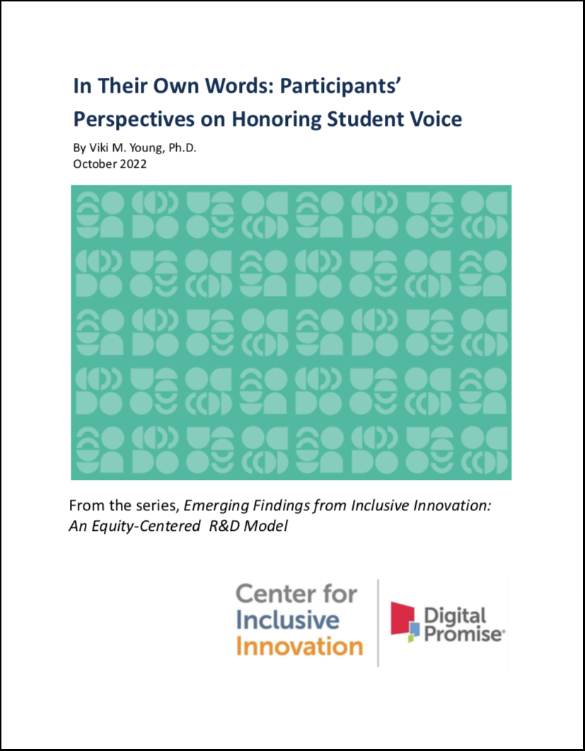 In Their Own Words: Participants’ Perspectives on Honoring Student Voice