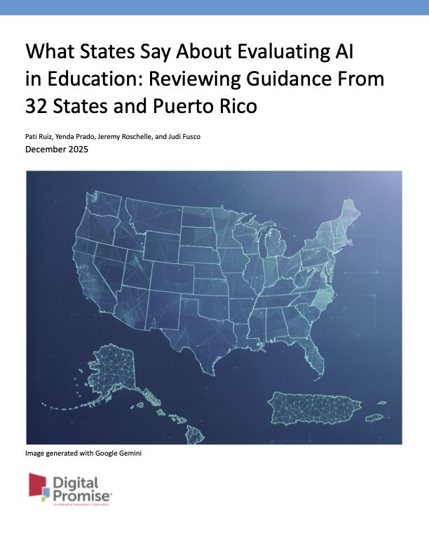What States Say about Evaluating AI in Education: Reviewing Guidance from 32 States and Puerto Rico