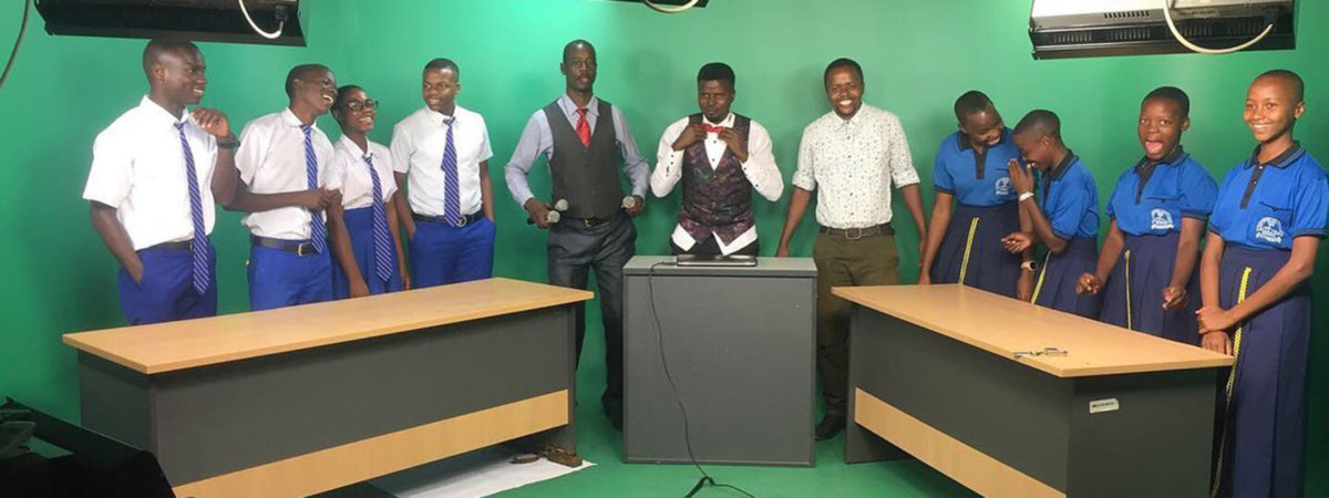 Production time for the IQ Interschool Challenge TV Program in Tanzania.