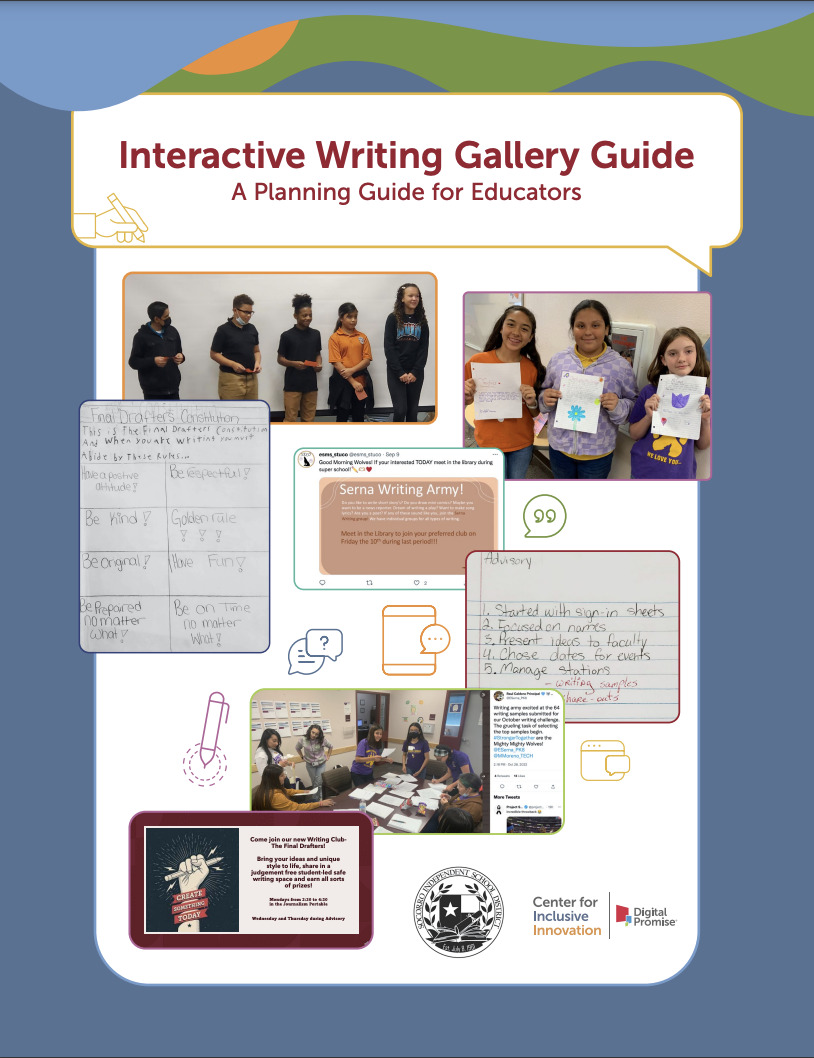 Interactive Writing Gallery Guide: A planning Guide for Educators