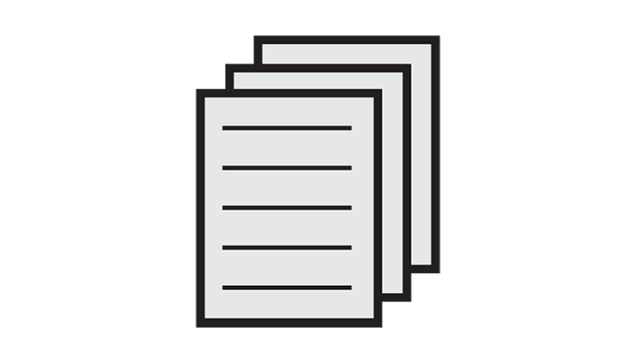 illustration of a stack of papers