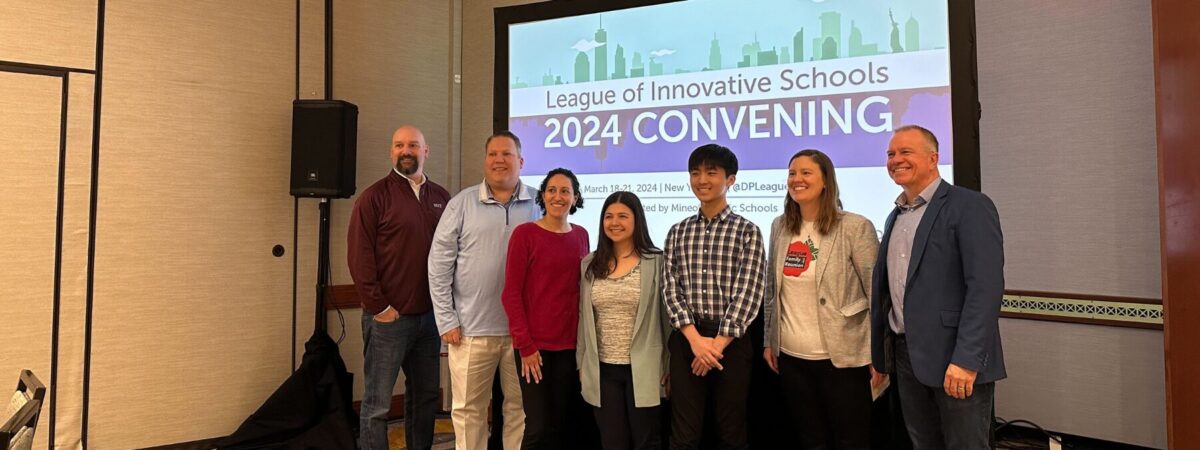 An image of the Mineola UFSD team at the 2024 League Convening.