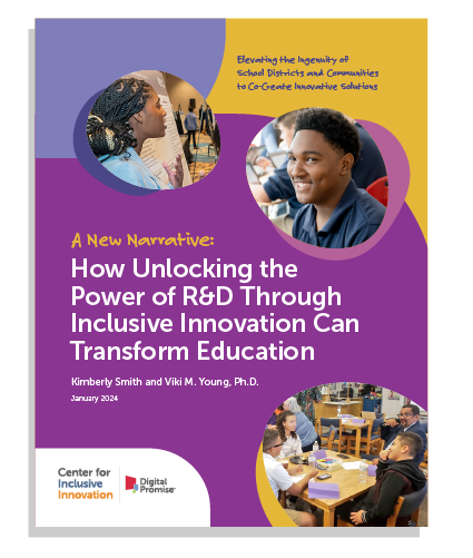 How Unlocking the Power of R&D Through Inclusive Innovation Can Transform Education- Report cover image