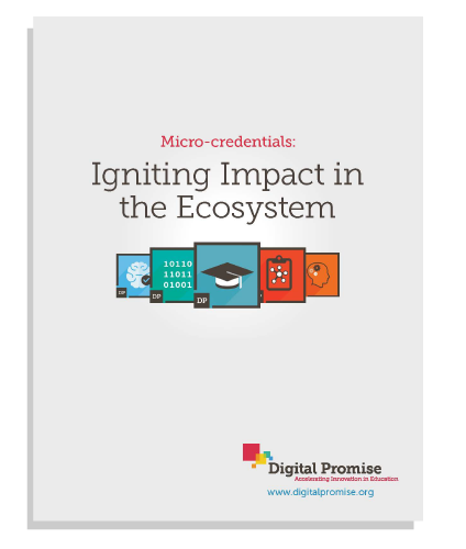 Micro-credentials: Igniting Impact in the Ecosystem report cover page