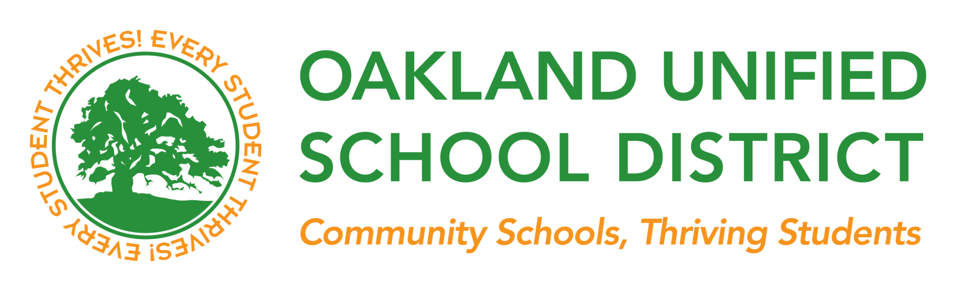 Oakland Unified School District logo in color