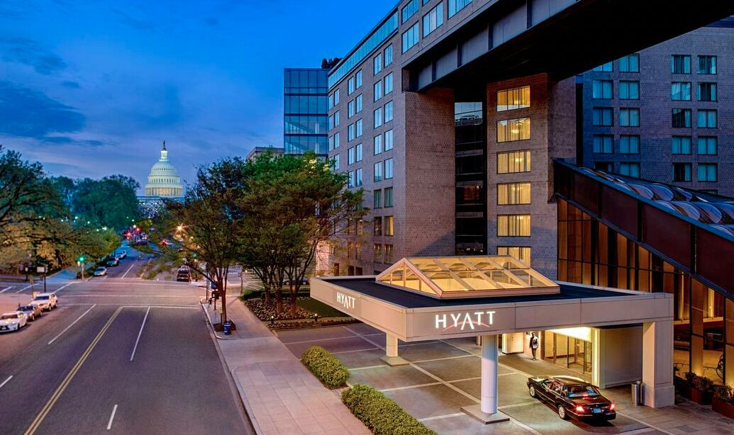 Exterior image of the Hyatt Hotel on Capitol Hill 