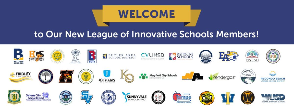 League of Innovative Schools 2025-26 Cohort District Logos