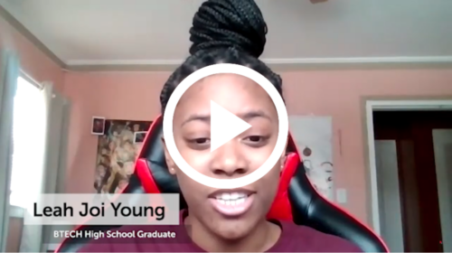 Cover image of the video with a play button